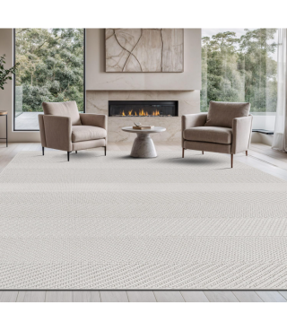 Micro-Loop Fiber Area Rug Modern Luxury Boho Durable Indoor Area Rugs