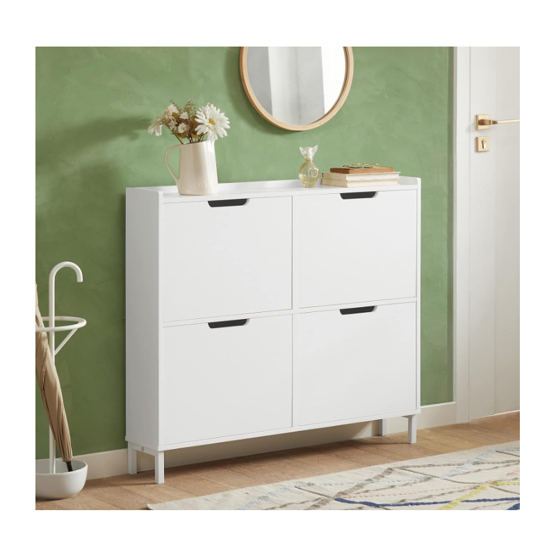 Shoe Cabinet with 4 Flip-Drawers Shoe Cabinet with 4 Flip-Drawers