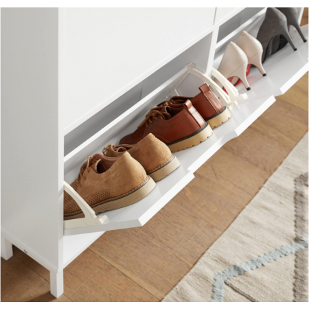 Shoe Cabinet with 4 Flip-Drawers