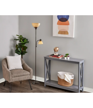Combo Floor Lamp With Reading Lamp 72‘’