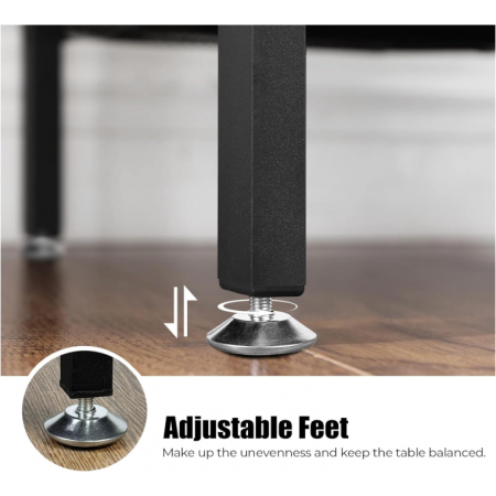 Square End Table with Storage Shelf
