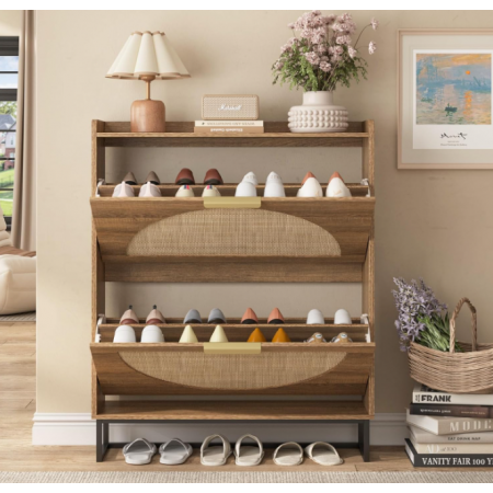 9.45"D x 31.5"W x 39.88"H,44.09lbs, Shoe Storage Cabinet