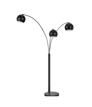Flower Standing 3-Light Arc Floor Lamp with Metal Shades 74.5''