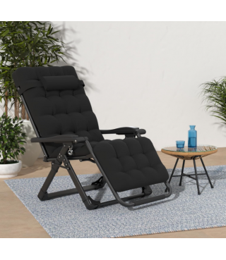 Reclining Patio Chairs Folding Recliner for Indoor and Outdoor