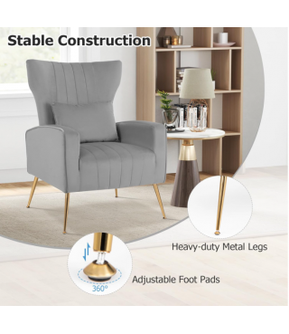 OT Cozy Chair with Lumbar Pillow