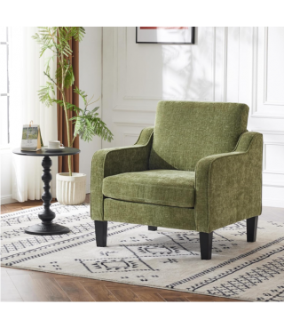 Green Solo Chair for Living Room 33''