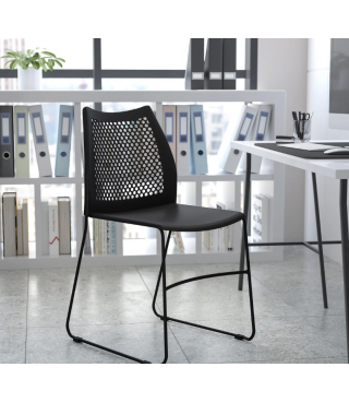 Stack Chair with Air-Vent Back 32''H