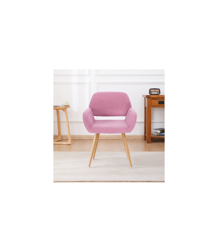 Dining Chair Side Chair with Upholstered Padded Seats & Wooden Legs