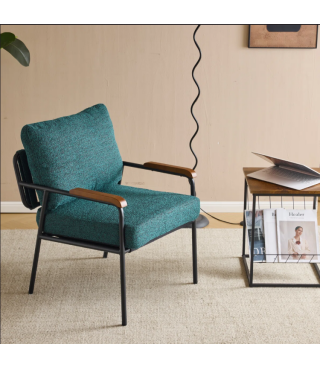 Linen Morden Armchair For Living Room,Bedroom