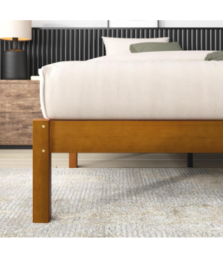 Twin Bamboo Platform Bed Frame14"