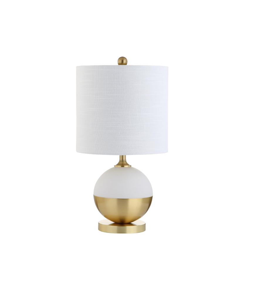 Ceramic/Metal LED Table Lamp Modern Bedside Desk 3.5"