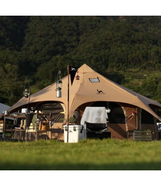 Canvas Tent Bell Tent with Stove 13.4'