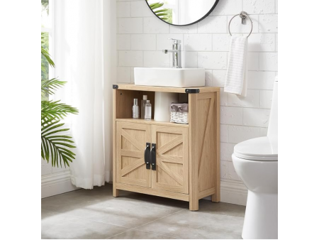 Bathroom Floor Cabinet, Farmhouse Bathroom Storage Cabinet
