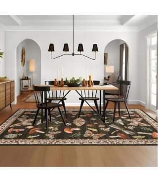 Washable Rug 5x7 Area Rugs for Living Room